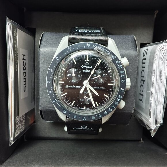NWT Swatch X Omega Moonswatch Mission To The Moon Watch - Picture 3 of 4